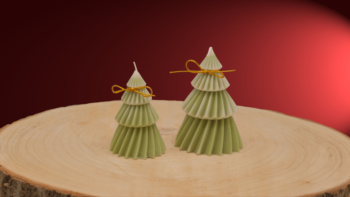 Frosted Fir Tree Candle