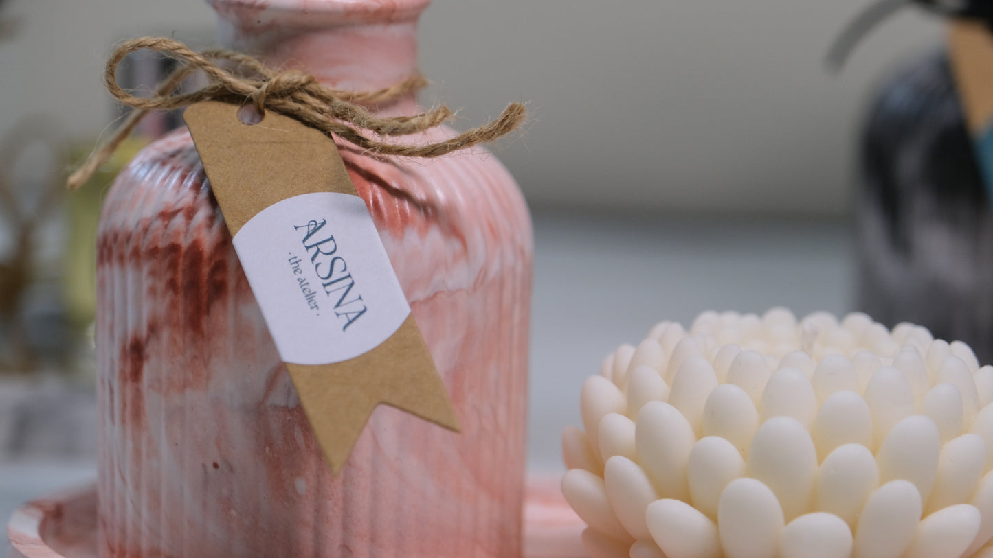 Jesmonite Vase and Tray Sets