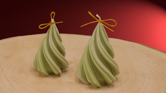 Spiral Tree Candle
