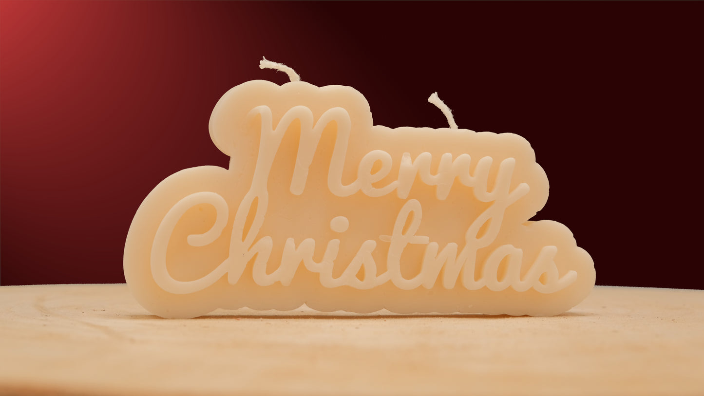 Merry Christmas Candle