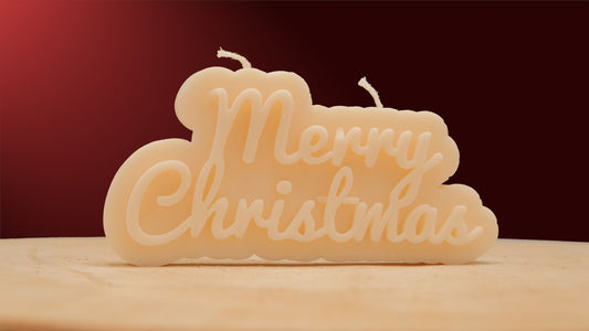 Merry Christmas Candle