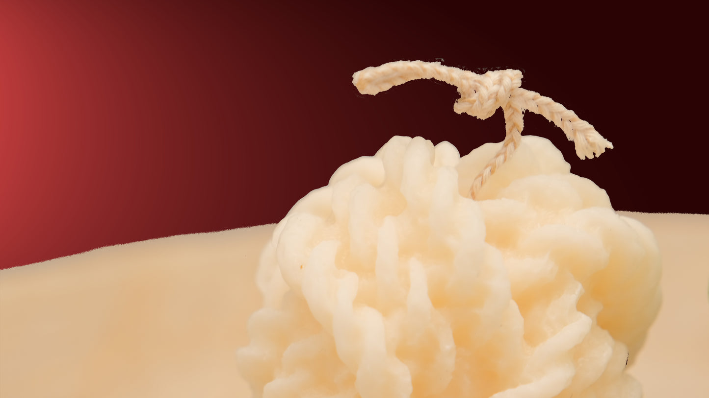 Knotted Wool Candle
