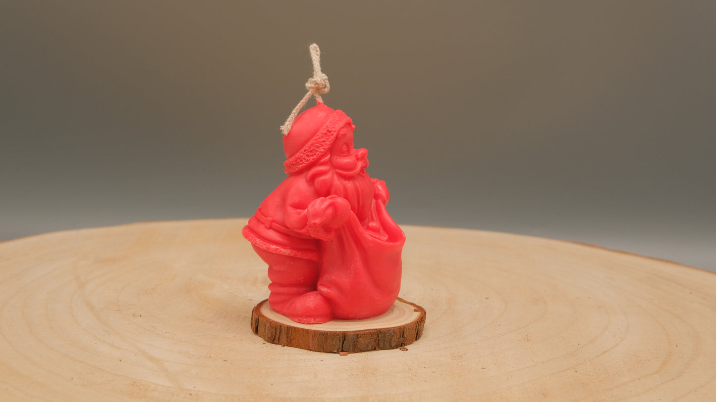 Jolly Santa Candle