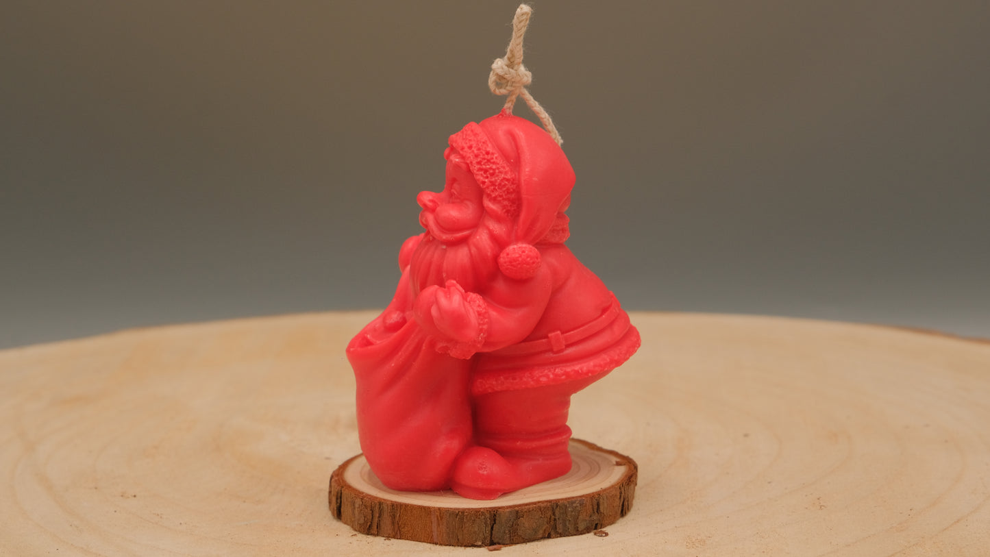Jolly Santa Candle